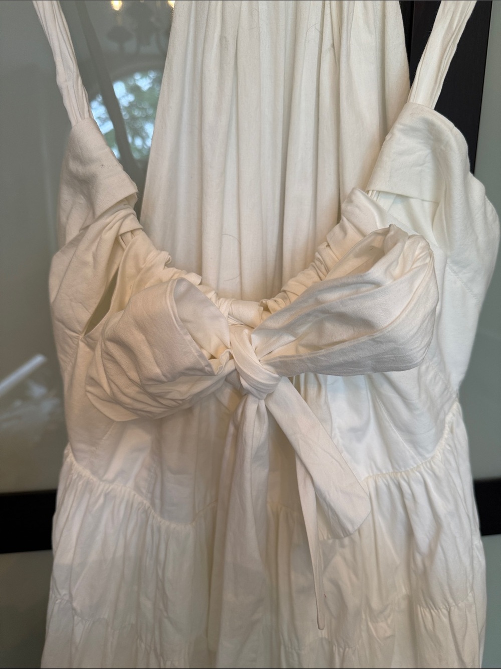 Anthropologie Forever That Girl White Tiered Maxi Sundress - Picture 3 of 8
